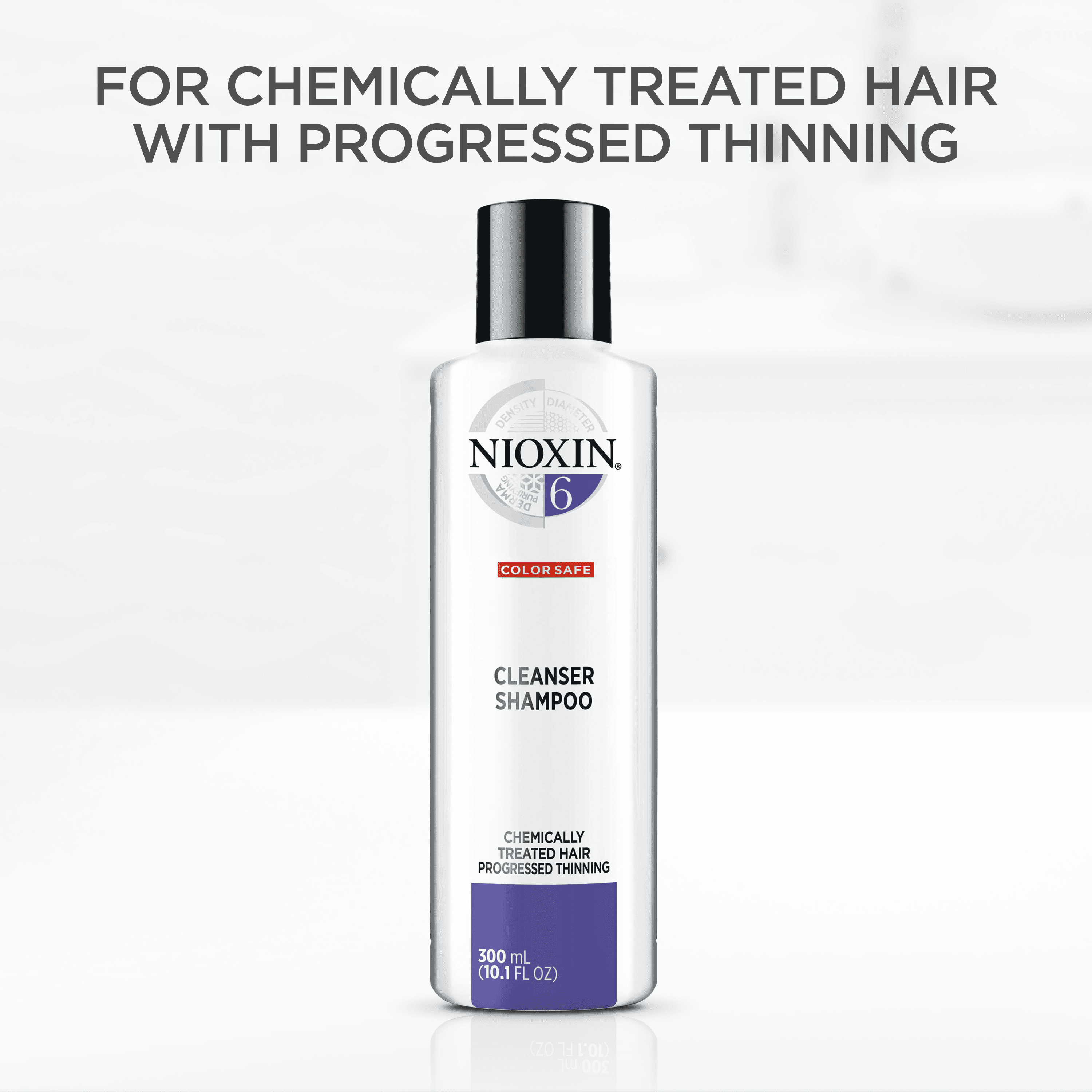 Nioxin System 6 Cleanser Shampoo For Chemically Treated Hair With Progressed Thinning 300ml 6561